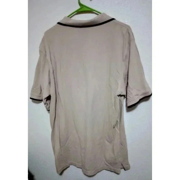 Nascar Harriton‎ Polo Shirt Car Racing Beige Men's Size XL 100% Cotton - Picture 2 of 5
